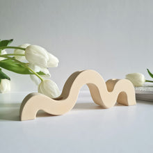 Load image into Gallery viewer, Wavy Triple Candle Holder