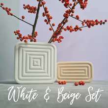 Load image into Gallery viewer, Set of 2 Textured Vases