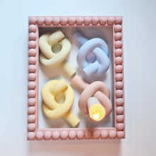 Load image into Gallery viewer, Pastel Knot Candlestick Holder