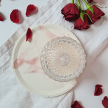 Load image into Gallery viewer, Round Marble Tray