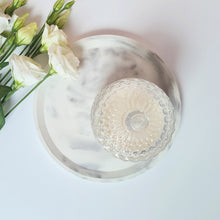 Load image into Gallery viewer, Round Marble Tray