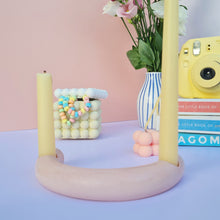 Load image into Gallery viewer, Pastel Arched Candlestick Holder