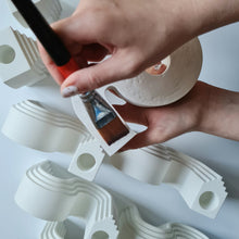 Load image into Gallery viewer, Geometric Candlestick Holders