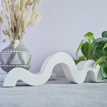 Load image into Gallery viewer, Wavy Triple Candle Holder