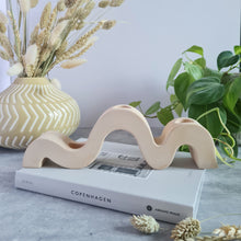 Load image into Gallery viewer, Wavy Triple Candle Holder