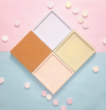 Load image into Gallery viewer, Set of Square Pastel Coasters
