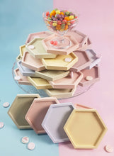 Load image into Gallery viewer, Set of Pastel Hexagon Coasters