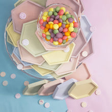 Load image into Gallery viewer, Set of Pastel Hexagon Coasters