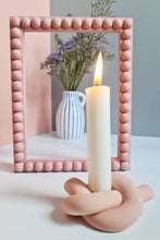 Load image into Gallery viewer, Pastel Knot Candlestick Holder