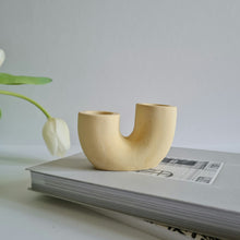 Load image into Gallery viewer, U Shaped Double Candle Holder
